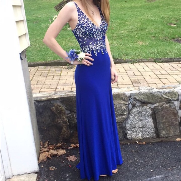 Windsor Dresses Royal Blue Prom Dress Poshmark